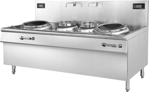 电磁双头炒灶-商用电磁炉-合肥佳厨厨房设备有限公司